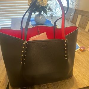 Christian Louboutin large bag. Black/red